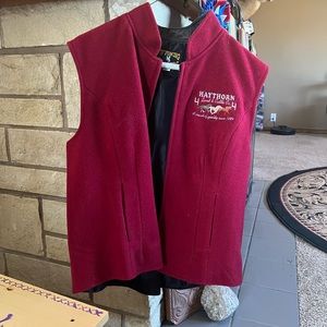 Wyoming Traders Wool Haythorn Land & Cattle Western Vest Ranchwear